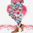 Pantalons De Yoga Femmes Géométrique Décontracté Toutes Les Saisons Polyester Naturel Serré Long Legging Élasticité moyenne