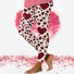 Pantalons De Yoga Géométrique Décontracté Toutes Les Saisons Coton Naturel Quotidien Legging Trapèze Régulier pour Femmes