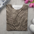 T-shirts Décontracté Printemps / Automne Abstrait Rayé Imprimé Micro-élasticité Ample Jersey Col Rond Régulier pour Femmes