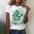 T-shirts Femmes Décontracté Imprimé d'Animal Été Micro-élasticité Vacances Coupe Régulière Régulier Trapèze Régulier