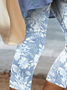 Pantalons Femmes Décontracté Floral Été Imprimé Coupe Régulière Legging Régulier T.-N.-L. 2025POD
