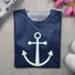 T-shirts Rayé Décontracté Printemps / Automne Imprimé Quotidien Jersey Manches Longues Col Rond Régulier pour Femmes