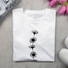 T-shirts Décontracté Floral Printemps / Automne Imprimé Micro-élasticité Ample Col Rond Régulier Régulier pour Femmes