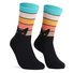 Chaussettes Rayé Décontracté Toutes Les Saisons Coton Quotidien Chaussettes sur le mollet Régulier pour Femmes