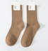 Chaussettes Femmes Décontracté Plain Toutes Les Saisons Coton Quotidien Chaussettes sur le mollet Régulier