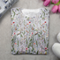 T-shirts Femmes Décontracté Floral Printemps / Automne Micro-élasticité Jersey Col Rond Régulier Droit Régulier