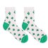 Chaussettes Rayé Décontracté Toutes Les Saisons Coton Vacances Chaussettes sur le mollet Régulier pour Femmes