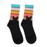 Chaussettes Rayé Décontracté Toutes Les Saisons Coton Quotidien Chaussettes sur le mollet Régulier pour Femmes