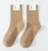 Chaussettes Femmes Décontracté Plain Toutes Les Saisons Coton Quotidien Chaussettes sur le mollet Régulier