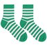 Chaussettes Rayé Décontracté Toutes Les Saisons Coton Vacances Chaussettes sur le mollet Régulier pour Femmes