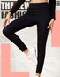 Pantalons De Yoga Femmes Décontracté Plain Hiver Polyester à Haute Élasticité Quotidien Serré Long en Toison