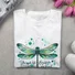 T-shirts Décontracté Printemps / Automne Lettres de texte Imprimé Micro-élasticité Ample Col Rond Droit Régulier pour Femmes