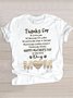 T-shirts Femmes Décontracté Été Lettres de texte Coton Quotidien Manches Courtes Col Rond Régulier Trapèze