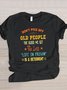 T-shirts Décontracté Été Lettres de texte Micro-élasticité Quotidien Coupe Régulière Manches Courtes Col Rond Trapèze pour Femmes
