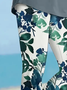 Pantalons Décontracté Floral Été Imprimé Rayonne Quotidien Taille Élastique Legging T.-N.-L. pour Femmes