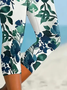 Pantalons Décontracté Floral Été Imprimé Rayonne Quotidien Taille Élastique Legging T.-N.-L. pour Femmes