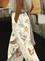 Pantalons Femmes Décontracté Imprimé d'Animal Printemps / Automne Naturel Micro-élasticité Sportif & De Plein Air Pantalon droit Droit Régulier
