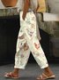 Pantalons Femmes Décontracté Imprimé d'Animal Printemps / Automne Naturel Micro-élasticité Sportif & De Plein Air Pantalon droit Droit Régulier