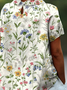 Blouses Décontracté Floral Été Aucune élasticité Quotidien Ample Demi Manche Col Châle Régulier pour Femmes