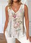 T-shirts Décontracté Été Motif dégradé Quotidien Ample Sans Manches Régulier Trapèze Régulier pour Femmes