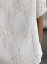 Chemises Décontracté Floral Été Polyester Léger Aucune élasticité Quotidien Ample Col Châle pour Femmes