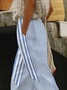 Pantalons Rayé Décontracté Printemps / Automne Polyester Quotidien Ample Droit Régulier Pantalon baggy pour Femmes