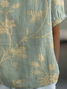 Chemises Femmes Décontracté Floral Été Polyester Imprimé Quotidien Manches Courtes Régulier Droit