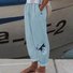 Pantalons Femmes Décontracté Floral Printemps / Automne en Lin Quotidien Pantalon droit Long Trapèze Régulier