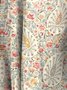 Femmes Floral Comme Image Col Rond Confortable Robe Mi-Longue Décontracté