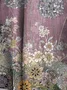 Femmes Floral Violet Col Rond Confortable Robe Mi-Longue Décontracté