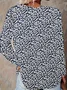 Blouses Femmes Élégant Floral Été Aucune élasticité Quotidien Demi Manche Col Châle Droit Régulier