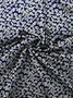 Blouses Femmes Élégant Floral Été Aucune élasticité Quotidien Demi Manche Col Châle Droit Régulier