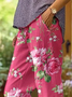Pantalons Femmes Décontracté Floral Printemps / Automne Imprimé Naturel Quotidien Ample Régulier Pantalon baggy
