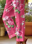Pantalons Femmes Décontracté Floral Printemps / Automne Imprimé Naturel Quotidien Ample Régulier Pantalon baggy