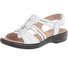 Sandales de Gladiateur Vacances Plain Été Talon Bas à Bout Ouvert PU PU Sandales Tongs TPR pour Femmes