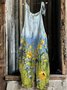 Combinaisons Femmes Décontracté Floral Été à Bretelles Naturel Micro-élasticité Sans Manches Camisole Régulier