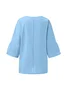 Blouses Femmes Décontracté Plain Printemps / Automne Léger Aucune élasticité Manches trois quarts Col Rond Régulier Droit