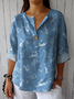 Blouses Simple Printemps / Automne PÂQUES (lapin) Polyester Aucune élasticité Ample Régulier Droit Régulier pour Femmes