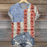 T-shirts Décontracté Floral Été Coton Micro-élasticité Quotidien Manches Courtes Col Rond Régulier pour Femmes