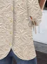 Blouses Femmes Simple Floral Été Coton Micro-élasticité Domestique Coupe Régulière Col Rond Régulier
