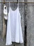 Camisole Femmes Décontracté Plain Été Coton à Bretelles Micro-élasticité Coupe Régulière Sans Manches Long