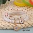 Bracelets Rétro Abstrait Toutes Les Saisons Imprimé Quotidien multicouche Bracelet Céramique pour Femme