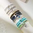 Bracelets Femmes Décontracté Bloc de Couleur Toutes Les Saisons Roulotté Faire la navette multicouche Bracelet Perle