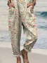 Combinaisons Boho Motif Cachemire Été Col Carré Coupe Régulière Long Gallus Top Débardeur Droit pour Femmes