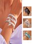Bracelets Femmes Décontracté Bloc de Couleur Toutes Les Saisons Roulotté Faire la navette multicouche Bracelet Perle