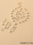 Collier Dame Romance Plain Toutes Les Saisons Roulotté Bal Perle Chaîne Colliers pour Femmes