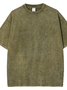 T-shirts Simple Plain Été Aucune élasticité Ample Manches Courtes Col Rond Régulier Droit pour Femmes