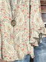 Blouses Boho Motif Cachemire Été Col V Domestique Demi Manche Régulier Trapèze Régulier pour Femmes