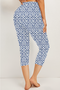 Pantalons Décontracté Floral Été Imprimé Viscose Aucune élasticité Coupe Régulière Régulier T.-N.-L. pour Femmes
