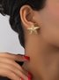 Boucles d'Oreilles Féminin Toutes Les Saisons Mer Métal Fête Métal Goujon pour Femmes